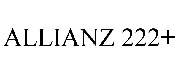 Trademark Logo ALLIANZ 222+