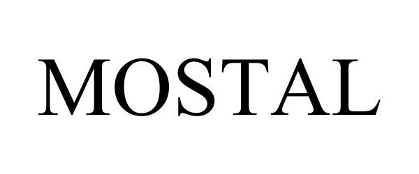 Trademark Logo MOSTAL