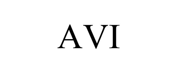 Trademark Logo AVI