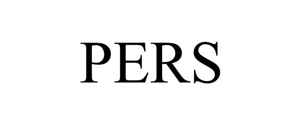 Trademark Logo PERS