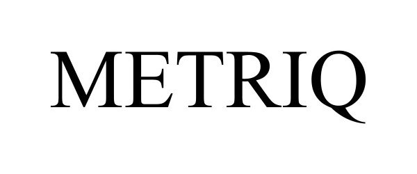 Trademark Logo METRIQ