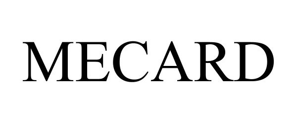 Trademark Logo MECARD