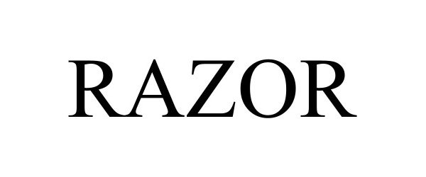 Trademark Logo RAZOR