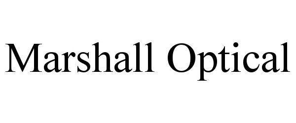  MARSHALL OPTICAL