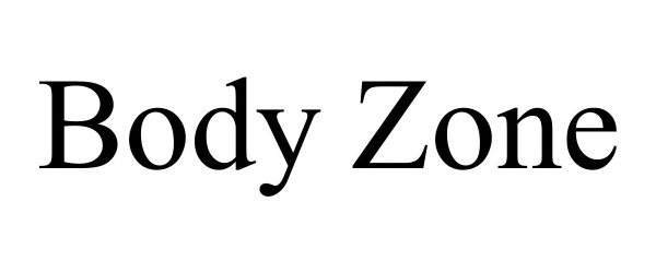 Trademark Logo BODY ZONE
