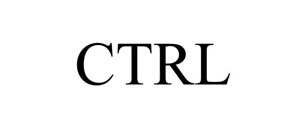 Trademark Logo CTRL