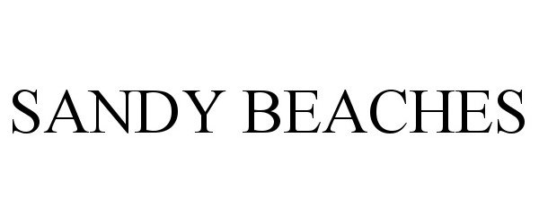 Trademark Logo SANDY BEACHES