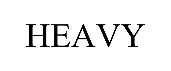 Trademark Logo HEAVY