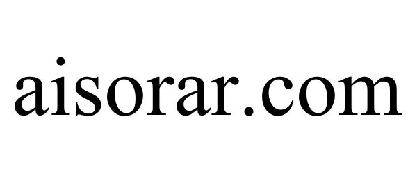 Trademark Logo AISORAR.COM