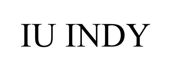 Trademark Logo IU INDY