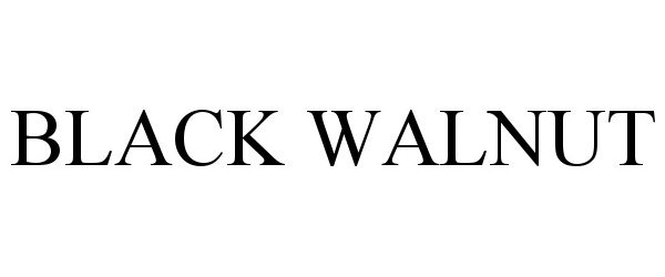 Trademark Logo BLACK WALNUT