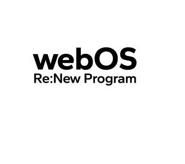Trademark Logo WEBOS RE:NEW PROGRAM