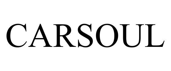 Trademark Logo CARSOUL