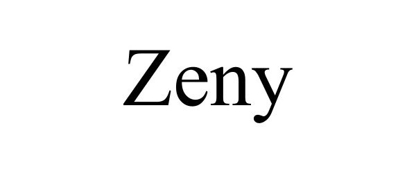 Trademark Logo ZENY