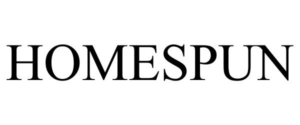 Trademark Logo HOMESPUN