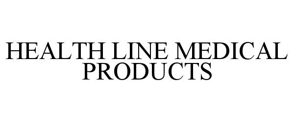 Trademark Logo HEALTH LINE MEDICAL PRODUCTS