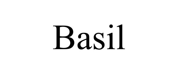 Trademark Logo BASIL