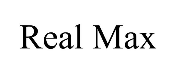 Trademark Logo REAL MAX