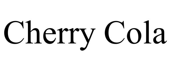 Trademark Logo CHERRY COLA
