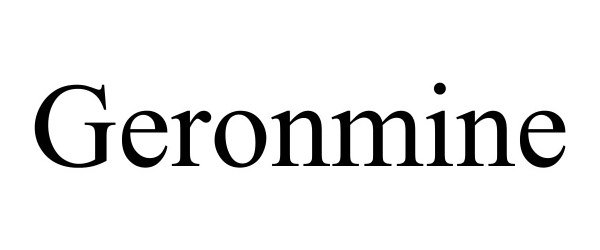 Trademark Logo GERONMINE