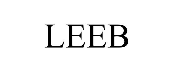 Trademark Logo LEEB