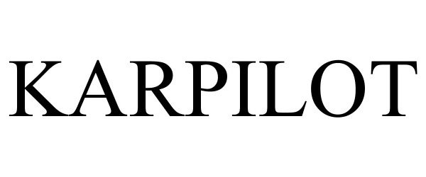 Trademark Logo KARPILOT