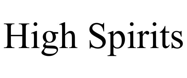 Trademark Logo HIGH SPIRITS