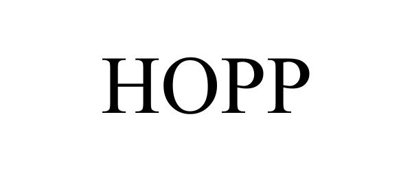 Trademark Logo HOPP