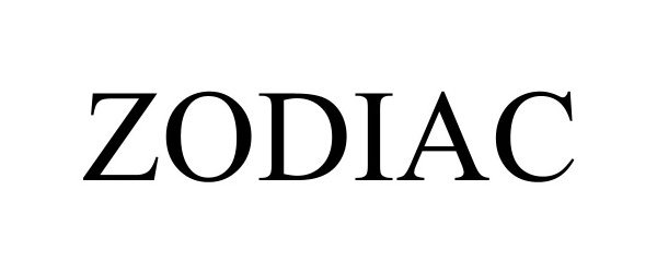 Trademark Logo ZODIAC