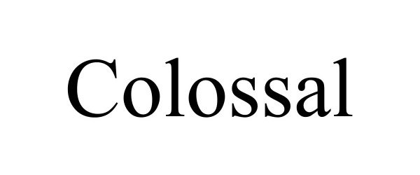 Trademark Logo COLOSSAL