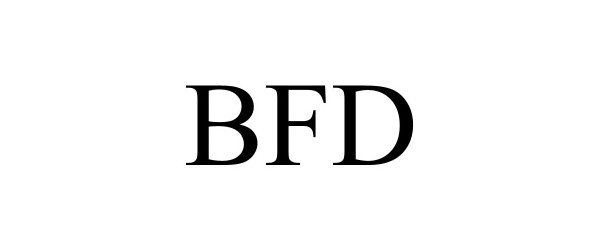 Trademark Logo BFD