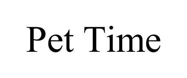Trademark Logo PET TIME