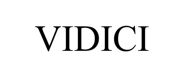 Trademark Logo VIDICI