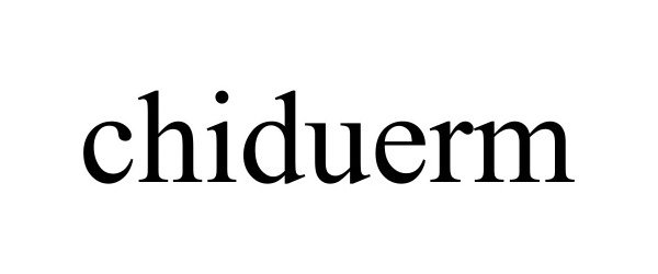 Trademark Logo CHIDUERM