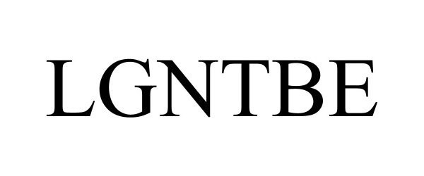 Trademark Logo LGNTBE