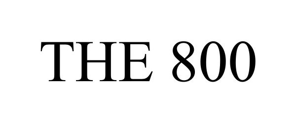 Trademark Logo THE 800