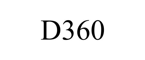Trademark Logo D360