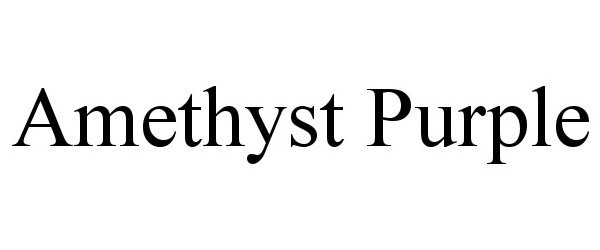 Trademark Logo AMETHYST PURPLE