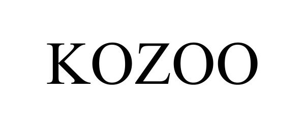 Trademark Logo KOZOO