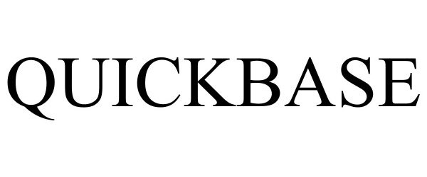 Trademark Logo QUICKBASE