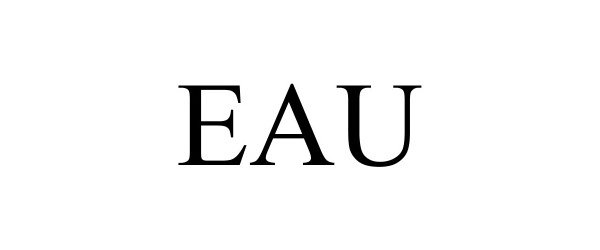 Trademark Logo EAU