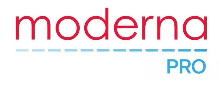 Trademark Logo MODERNA PRO