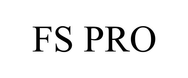 Trademark Logo FS PRO