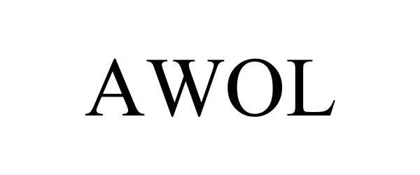 Trademark Logo AWOL
