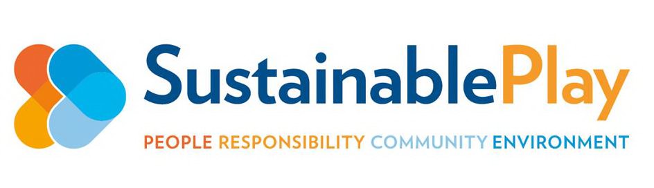 Trademark Logo SUSTAINABLE PLAY PEOPLE RESPONSIBILITY COMMUNITY ENVIRONMENT
