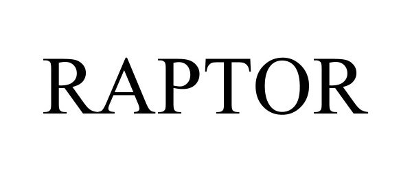 Trademark Logo RAPTOR