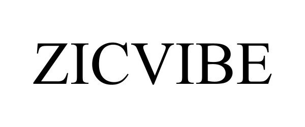Trademark Logo ZICVIBE