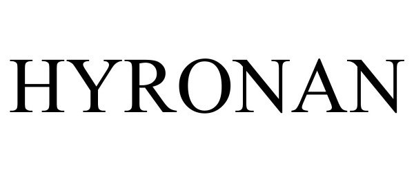 Trademark Logo HYRONAN