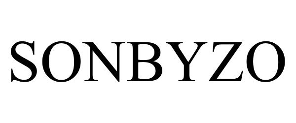 Trademark Logo SONBYZO