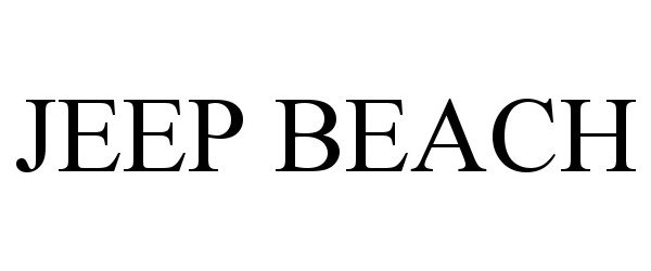 Trademark Logo JEEP BEACH